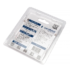 Кард-ридер Gembird FD2-MSD-1/черный-красный/Micro SD/SDHC/USB 2.0/пластик