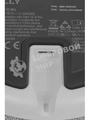 Микрофон Logitech Microphone for Rally ConferenceCamMic Pod Off белый