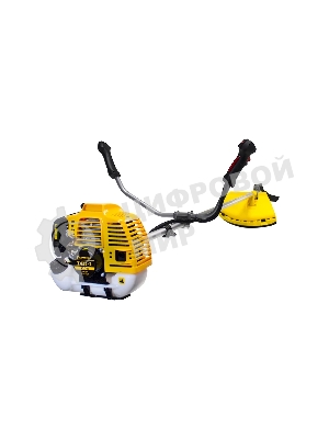 Триммер бензиновый Champion T433-2 переносной 2х тактный двигатель, 43 см³, 1.7 л.с. ширина скашивания: 40 см в комплекте: леска (3 мм), нож, плечевой ремень вес: 8.3 кг бак на 0.95 л прямая штанга уровень шума 102 дБ