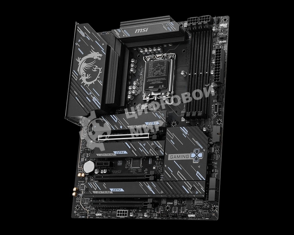 Материнская плата MSI Z890 GAMING PLUS WIFI, LGA 1851, Intel Z890, 4xDDR5, 4xSATA, 4xM.2, 1xPCIe 5.0 x16, 2xPCIe 4.0 x4, 1xPCIe x1, 1xHDMI, 1xDP, 1xUSB-C Thunderbolt 4, 1xUSB-C 3.2 Gen 2, 1x 5Gb LAN, 1xUSB-A 3.2 Gen 2, 2xUSB-A 3.2 Gen 1, 4xUSB-A 2.0, 3x3.5 мм, 7.1, ATX