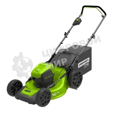 Газонокосилка аккумуляторная GREENWORKS GD60LM46HP 250280760В 46см б/щ(БЕЗ АККУМ и ЗУ)