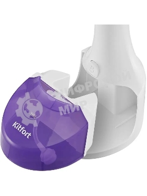 Отпариватель Kitfort КТ-9206 белый/фиолетовый, 1200 Вт, 12 г/мин, 300 мл