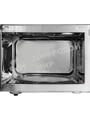 Микроволновая печь BBK 25MWC-991T/B черный/серебристый, 25 л, 900 Вт, переключатели - кнопки, поворотный механизм