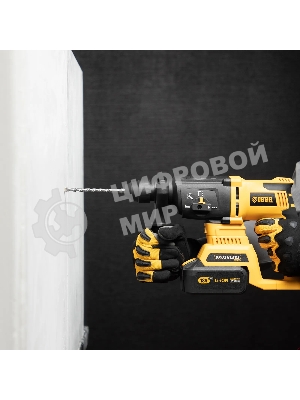 Бур по бетону Denzel двойная спираль, Cobalt W-tip, 6x160 мм, SDS PLUS