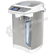 Термопот Mystery MTP-2442 4.5л. 700Вт серебристый/белый