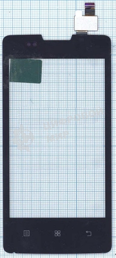 Сенсорное стекло (тачскрин) для Lenovo A600e, черный