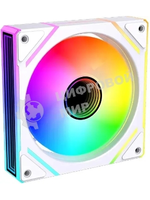 Вентилятор для корпуса Bloody BD-CF120ARGB2 LCD ARGB белый, 120 мм, 1600 об/мин, 26 дБ, 4 pin