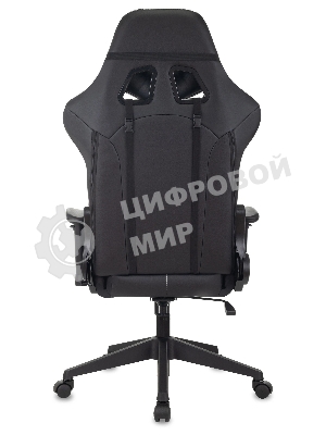 Кресло Бюрократ VIKING 5 AERO WHITE черный/белый, экокожа, 120 кг, механизм качания