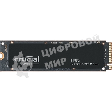 Накопитель SSD Crucial T705 2Tb PCIe Gen5 NVMe M.2 SSD CT2000T705SSD3