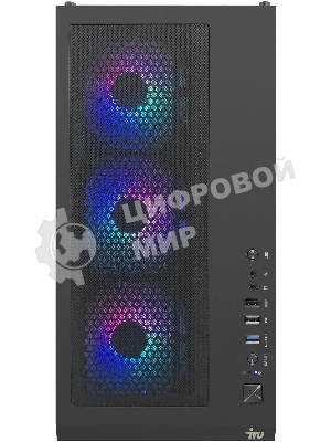 Компьютер IRU Tactio 510B7GP TWR i7 13700F (2.1) 32Gb SSD1Tb RTX5060TI 8Gb FreeDOS GbitEth 650W черный (RUS) (2146239)