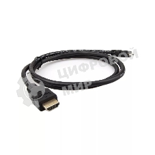 Кабель VCOM/TELECOM HDMI-19M -- MicroHDMI-19M ver 2.0+3D/Ethernet,1m Telecom TCG206-1M