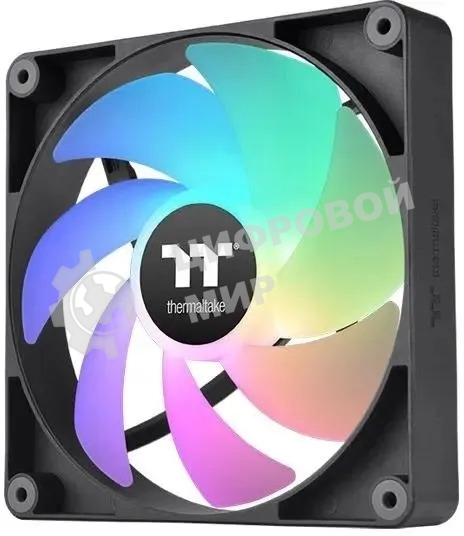 Вентилятор для корпуса Thermaltake CT120 Sync ARGb 120х120x25 черный 4-pin 25.8дБ (упак.:2шт) (CL-F149-PL12SW-A) Ret
