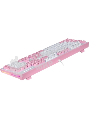 Клавиатура Defender REDRAGON HADES проводная USB бело-розовая