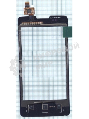 Сенсорное стекло (тачскрин) для Lenovo A600e, черный