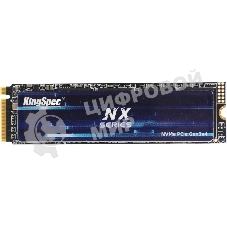 Накопитель SSD KingSpec NX-2Tb, 2000Gb, PCIe 3.0 x4, M.2 2280, NVMe, R/W 3400/3100