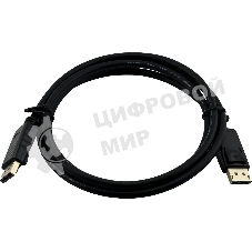 Кабель аудио-видео Buro DisplayPort (m)/DisplayPort (m) 1.5м. черный