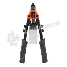 Заклепочник PATRIOT RDP 280, двуручный, компактный, контейнер, заклепки (по 15шт х 2,4-3,2-4,0-4,8 мм)