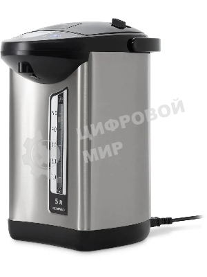 Термопот Starwind STP5741 5 л, 800 Вт, серебристый/черный