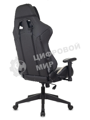 Кресло Бюрократ VIKING 5 AERO WHITE черный/белый, экокожа, 120 кг, механизм качания