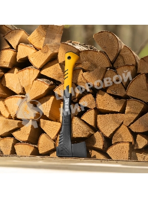 Топор-колун Denzel F5, 1100 гр, двухкомпонентная рукоятка, 500 мм