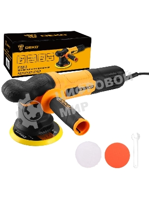 Шлифмашина полировальная орбитальная сетевая DEKO P1250-D, 125мм, 1250 Вт