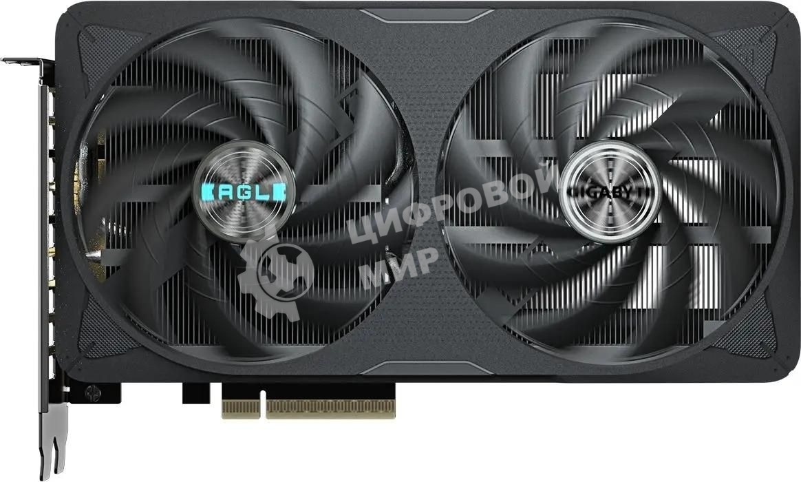 Видеокарта Gigabyte GeForce RTX 5060 Ti Eagle OC, NVIDIA RTX 5060 Ti, 16 ГБ GDDR7, 128 бит, PCI-e 5.0, 1xHDMI, 3xDP, 2617 МГц