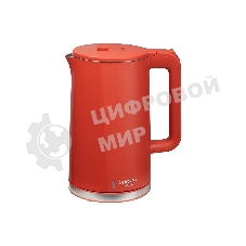 Чайник электрический Energy E-208 1.7 л красный, двойной корпус