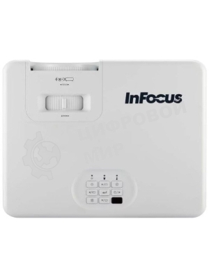 Лазерный проектор InFocus IN1006SL DLP, WXGA, 4500 lm, 3 500 000:1, 1.541.72:1, HDMI x2, VGA in x1, Composite video x1, RS232 x1, Audio in/out, VGA out x1, USB-A x1, 1х15w, 2,9 кг, белый