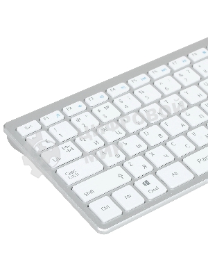 Комплект клавиатура+мышь Qumo Paragon K15/M21 беспроводной, USB, 1600 DPI, белый