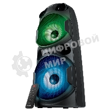 Колонка АС SVEN PS-750, черный (80 Вт, TWS, Bluetooth, FM, USB, microSD, LED-дисплей, 2х4400мА*ч)