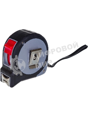 Рулетка Matrix Continuous fixation, 7,5 м х 25 мм, обрезиненный корпус, плавная фиксация