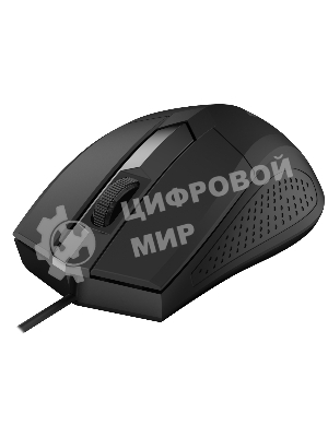Мышь проводная Defender Optimum MB-270 черный, 1200 dpi, USB, кнопки - 3