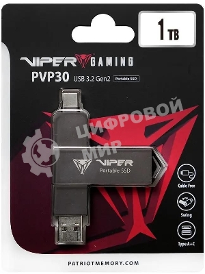 Внешний SSD Patriot Viper PVP30 USB-C 1Tb 2.5