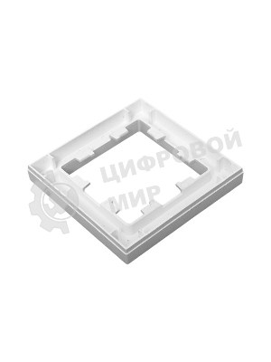 Рамка EKF 1-м Эпика пластик алюм., UP1-FPA-01