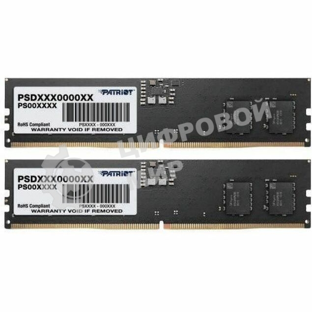 Оперативная память Patriot Signature Line, DDR5, 64GB (2x32GB), 5600 MHz, CL46
