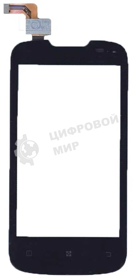 Сенсорное стекло (тачскрин) для Lenovo A690, черное