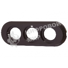 Рамка Bironi BF1-630-22 3-х постовая ретро пластик коричневый