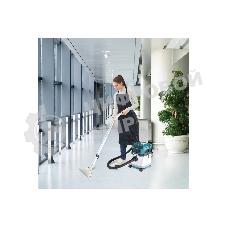 Строительный пылесос Makita DVC150LZ гибридное, белый, 320 Вт, уборка сухая/влажная, пылесборник мешок/контейнер, 15 л