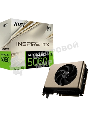 Видеокарта MSI RTX 5060 8Gb RTX 5060 8G INSPIRE ITX OC