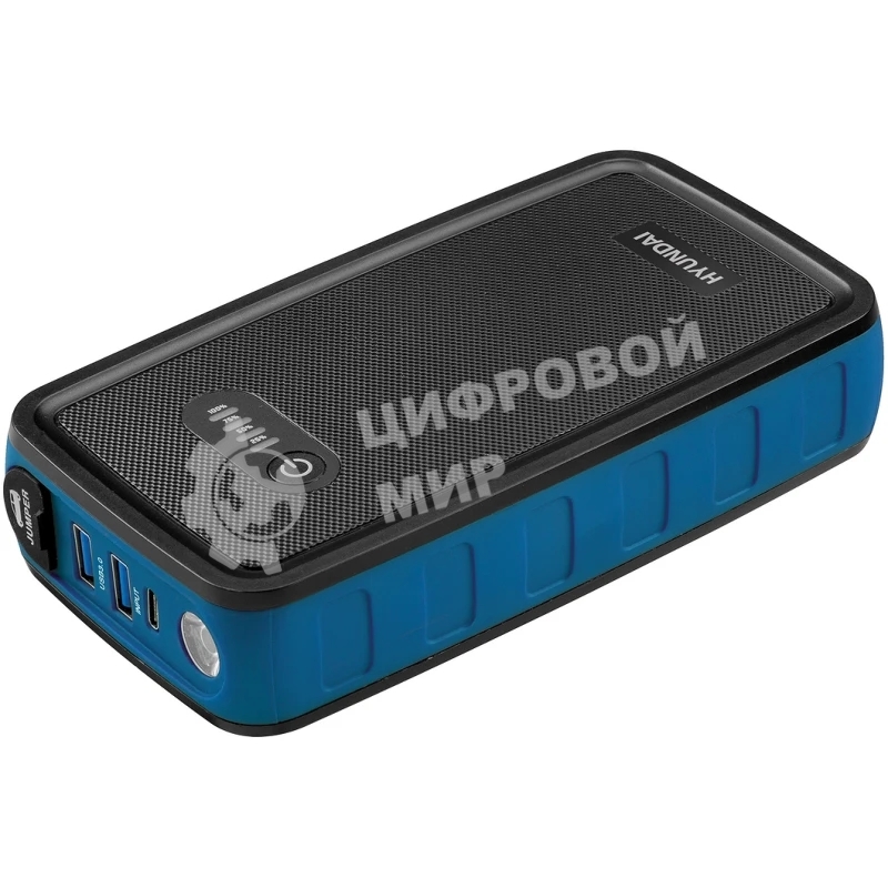 Зарядно-пусковое устройство Hyundai HYP 400/Li-Pol 10600 мА·ч/пусковой ток 400А/пиковый ток 800А/LED-дисплей/фонарик (HYP 400)
