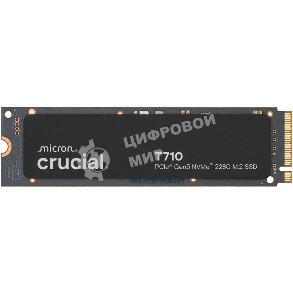 Накопитель SSD Crucial T710 1Tb PCIe Gen5 NVMe 2280 M.2 SSD CT1000T710SSD8