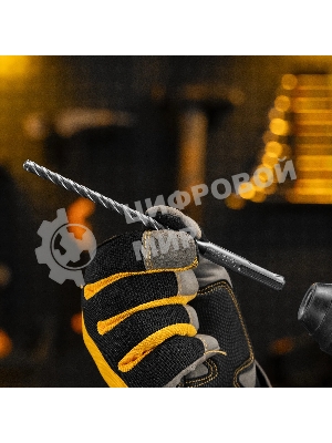 Бур по бетону Denzel цельная крестовая пластина, 6x165 мм, SDS PLUS