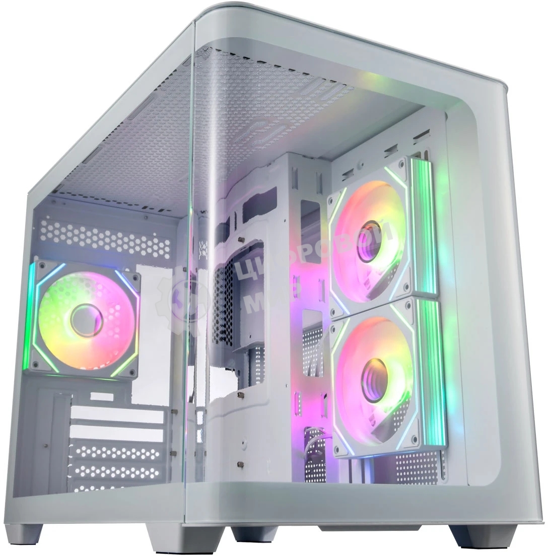 Компьютерный корпус FSP mATX Minitower S380-WA, белый