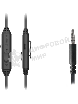 Гарнитура A4Tech Fstyler FH100i чёрный, проводная