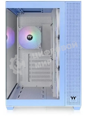 Компьютерный корпус Thermaltake View 380 TG ARGB синий без БП ATX 6x120мм 2x140мм 1x200мм 2xUSB3.0 audio bott PSU