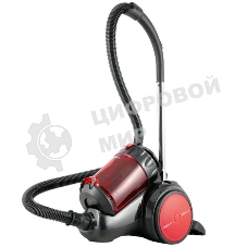 Пылесос Centek CT-2524 черный/красный, 420/2300 Вт, уборка сухая, пылесборник контейнер 2 л