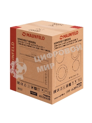 Встраиваемый комплект Maunfeld Bergen черный/черный