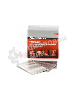 Гвозди Matrix для пневматического нейлера сечение 1.6 х 1.4 длина 50мм 2500шт