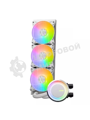 Жидкостная система охлаждения MSI MAG CORELIQUID E360 белый 3x ARGb Fan, ARGb Block, Color Box, Pallet packing
