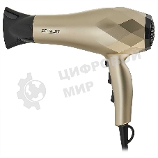 Фен DELTA LUX DL-0941 золотой/черный, 2200 Вт, ионизация